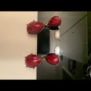 Red earrings